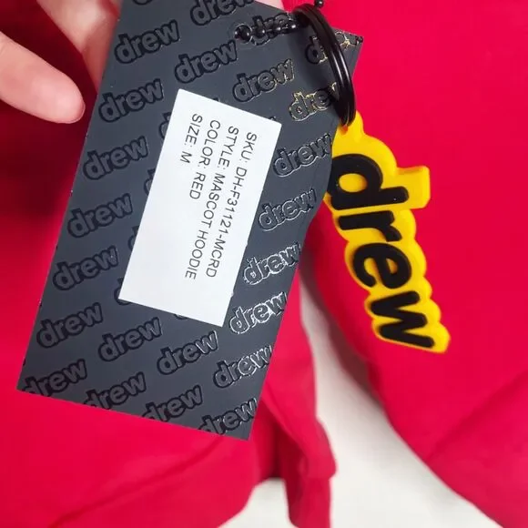 Drew House Red Mascot Hoodie - Picture 8 of 9